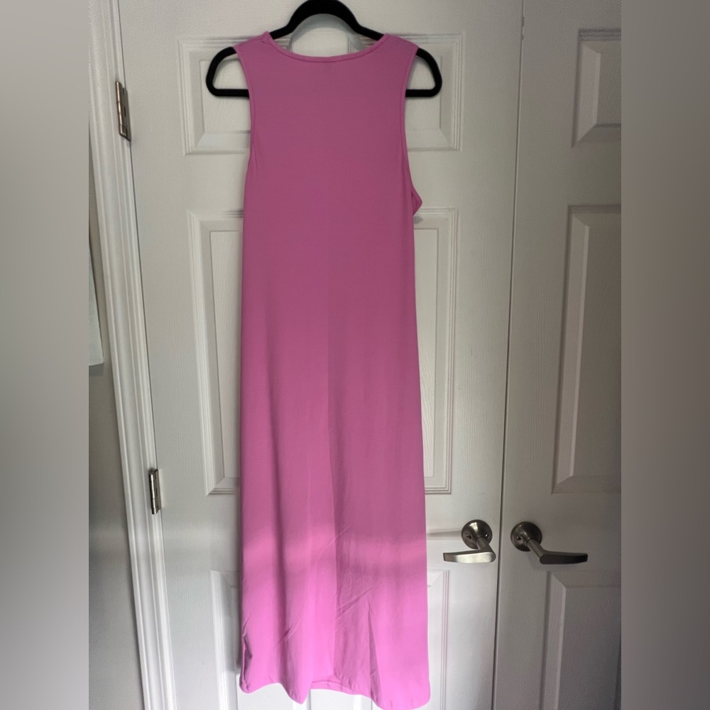 SHEIN Vibrant Pink Maxi Dress